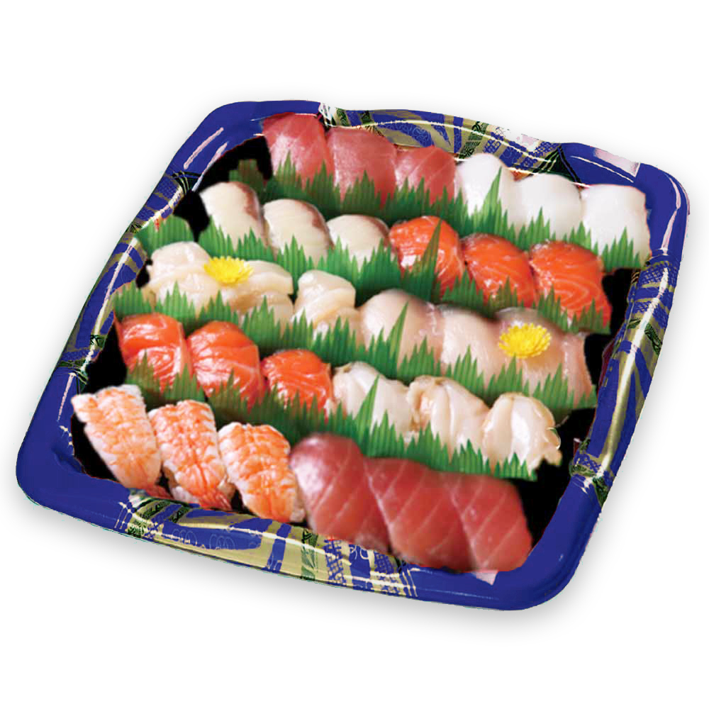 お魚屋さんの握り寿司盛り合わせ　３０貫　約３～４人前