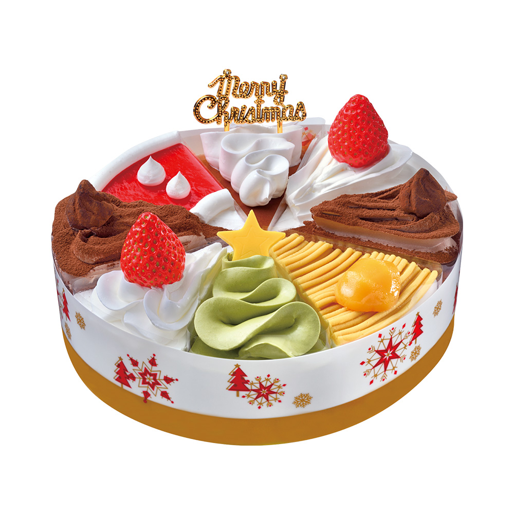 ヤマザキ クリスマスショートケーキ詰合せ6号