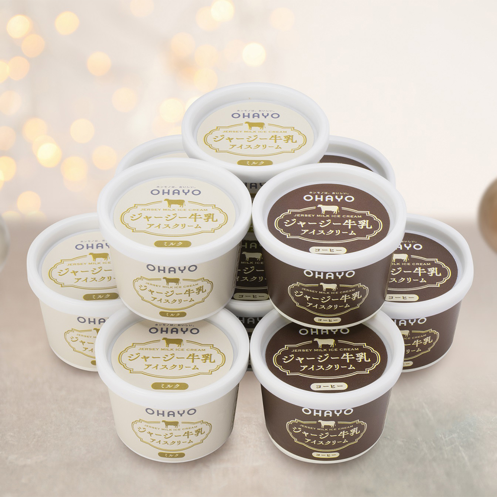オハヨー　ジャージー牛乳アイスクリームギフト