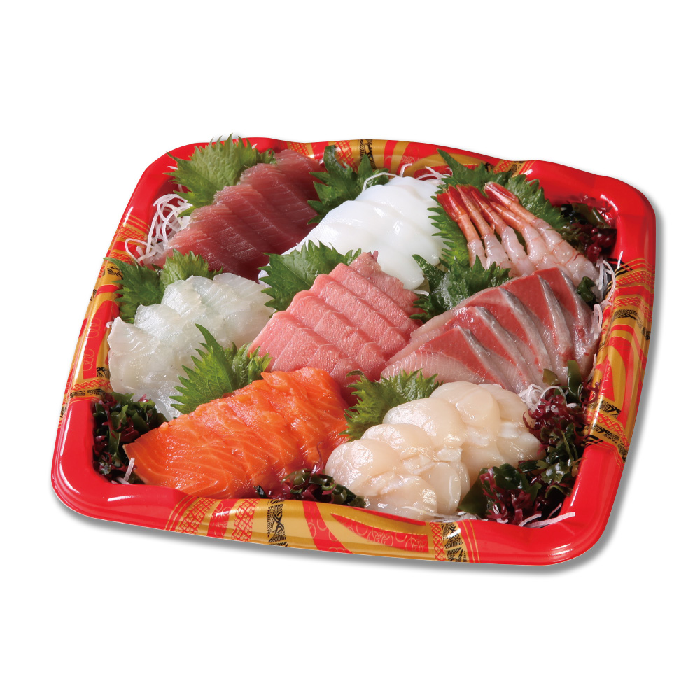 お魚屋さんのお刺身盛合せ８品盛