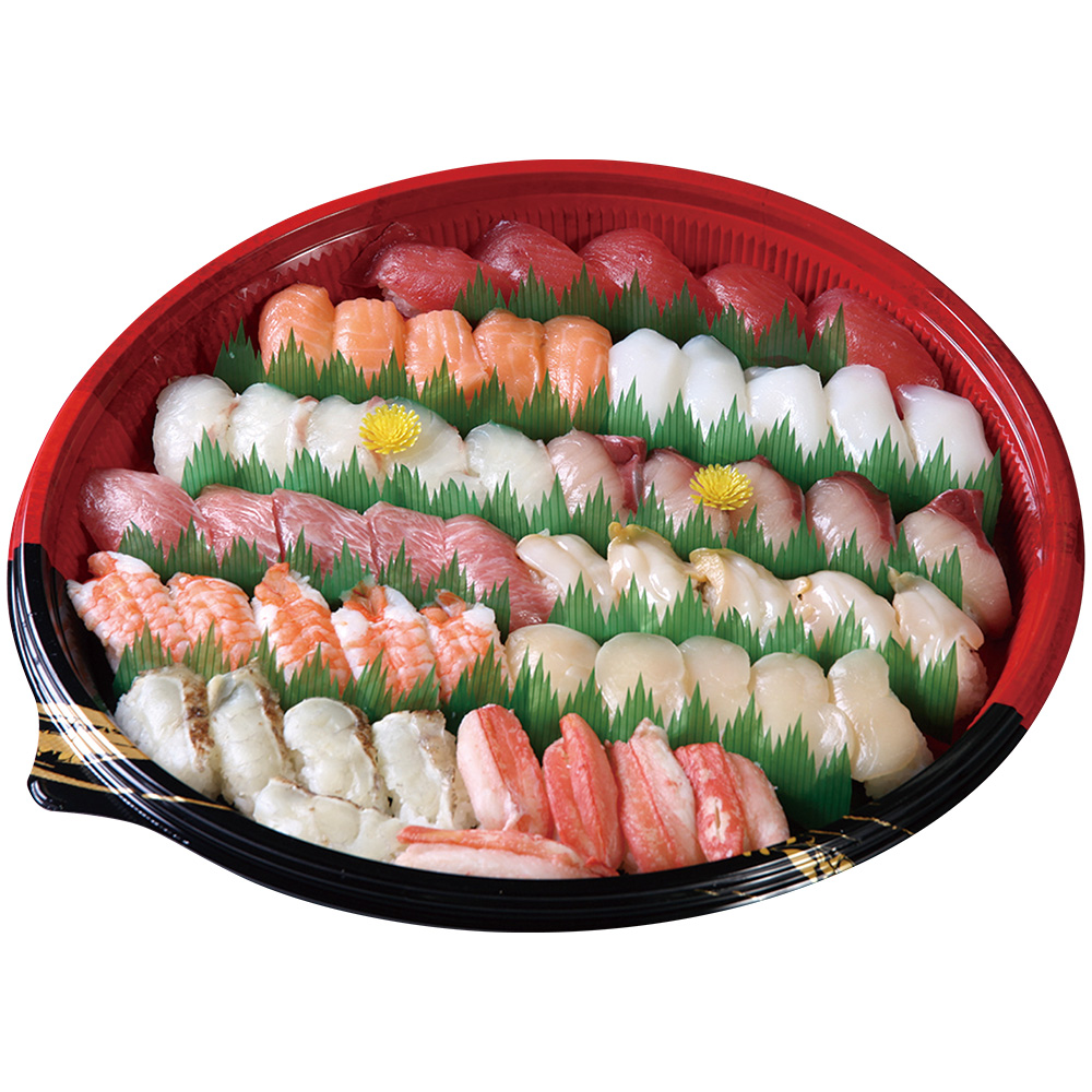 お魚屋さんの旬鮮握り寿司５５貫約５～６人前