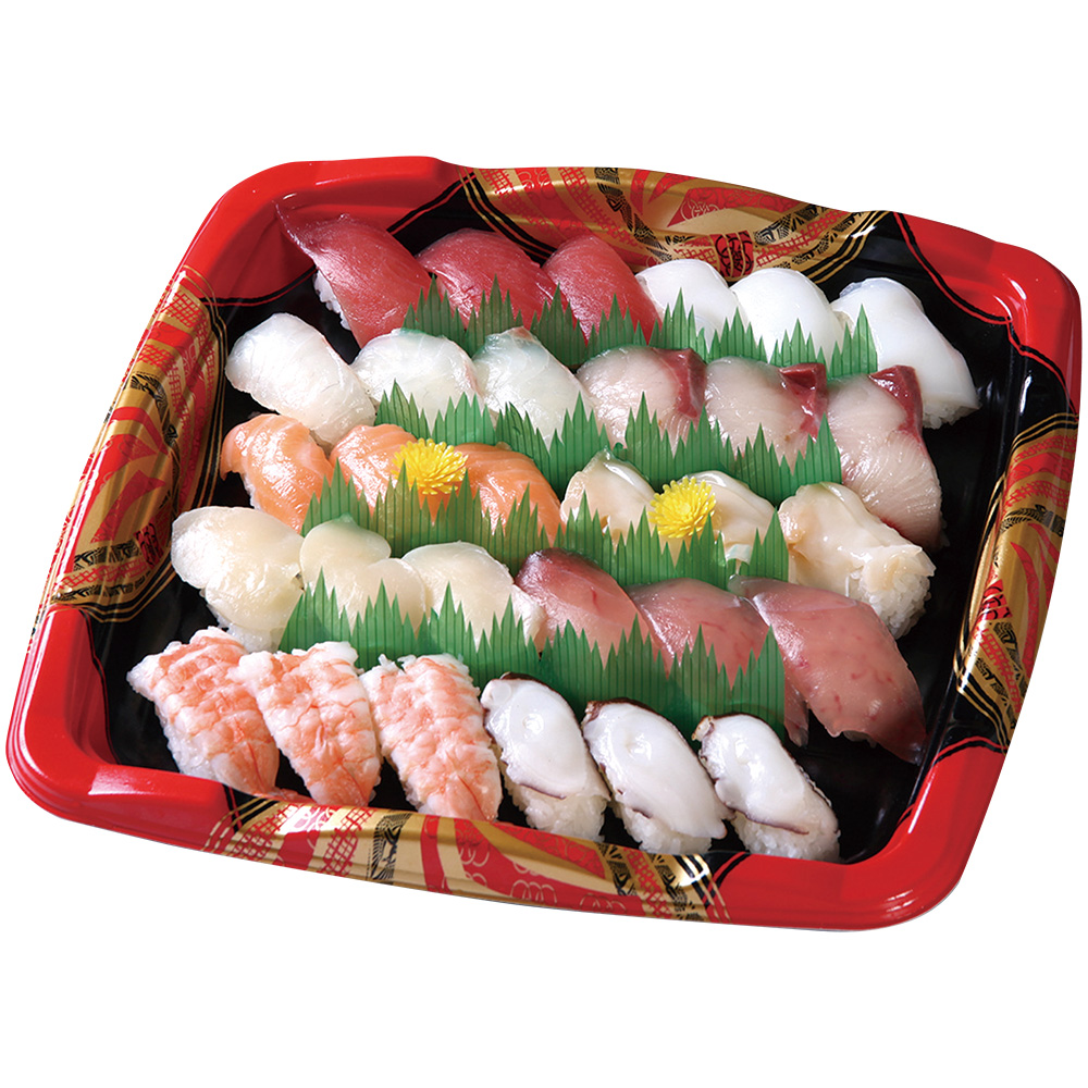 お魚屋さんの旬鮮握り寿司３０貫約３人前