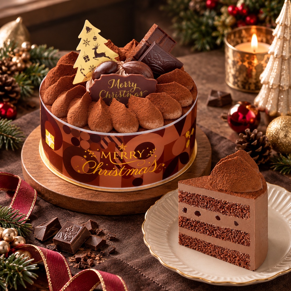 クリスマス生チョコケーキ４号
